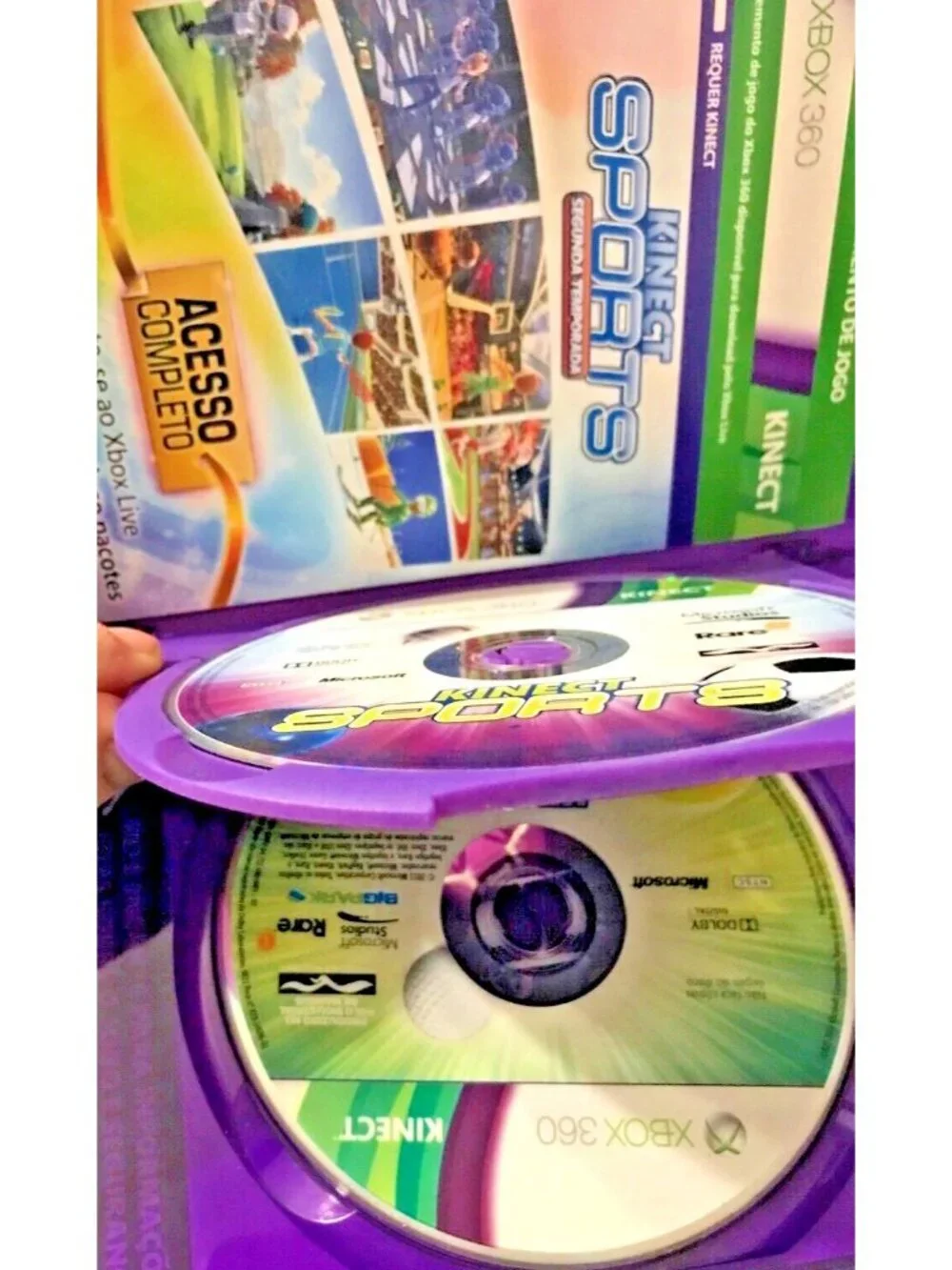 Games Xbox 360 Kinect Sport Ultimate Collection Segunda Temporada Brazil 2 DISC